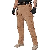 NATUVENIX Tactical Pants for Men Stretch, Ripstop Mens Work Pants Lightweight Hiking Cargo Pants Men Water Resistant