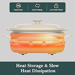 4 Quart Programmable Slow Cooker with Flexible Easy