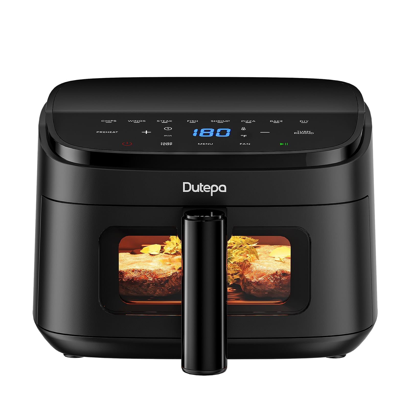 Photo 1 of Air Fryer 8-in-1, 4.5Qt Air Fryer, Space-Saving & Compact with DC Motor, Fast & Crispy Cooking, Adjustable Fan Speed, 95% Less Oil for Healthy Family Meals, Dishwasher Safe