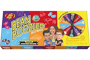 Jelly Belly BeanBoozled Spinner Gift Box, 6th Edition, 3.5 Ounces of Weird & Wild Candy