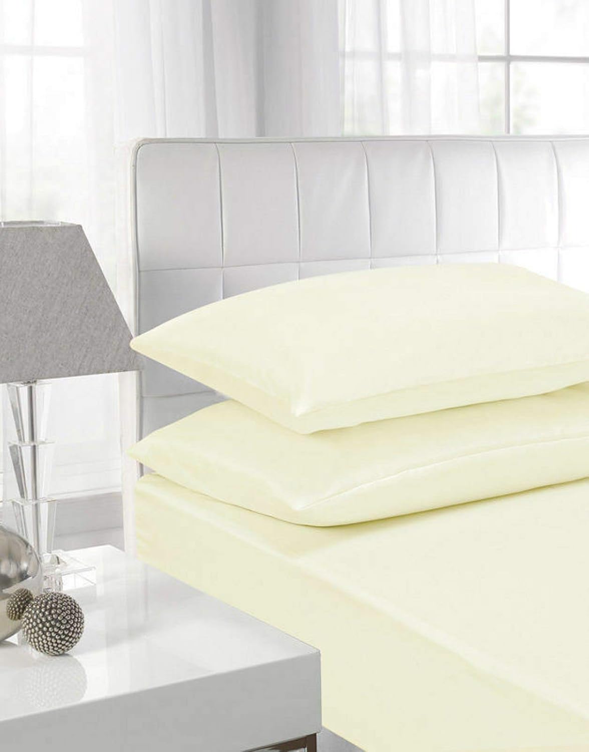 King Size Bettlaken Aus 100% ägyptischer Baumwolle – Schwarz, Weich & Atmungsaktiv