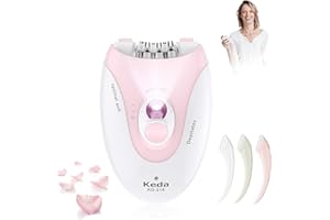 MORBEX GREEN Facial Epilator for Women, Epilators Hair Removal for Face, Epilators with LED Light, Two Speed Hair Removal Device, Epilator for Women, Pluxy Facial Hair Removal for Bikini Arm Legs Armpits