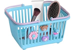 Shopping Basket Toy for Kids, Play Toy with Basket, Storage Basket for Kids Play Toys, Organizer for Stationery and Toiletrie