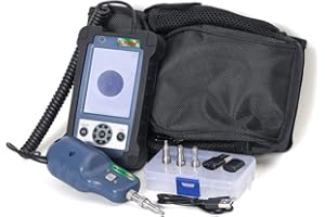 KOMSHINE 400X Magnification Inspection Probe KIP-600V Fiber Optic Video Inspection Probe and Display, Fiber Optic Inspector with Four Tips