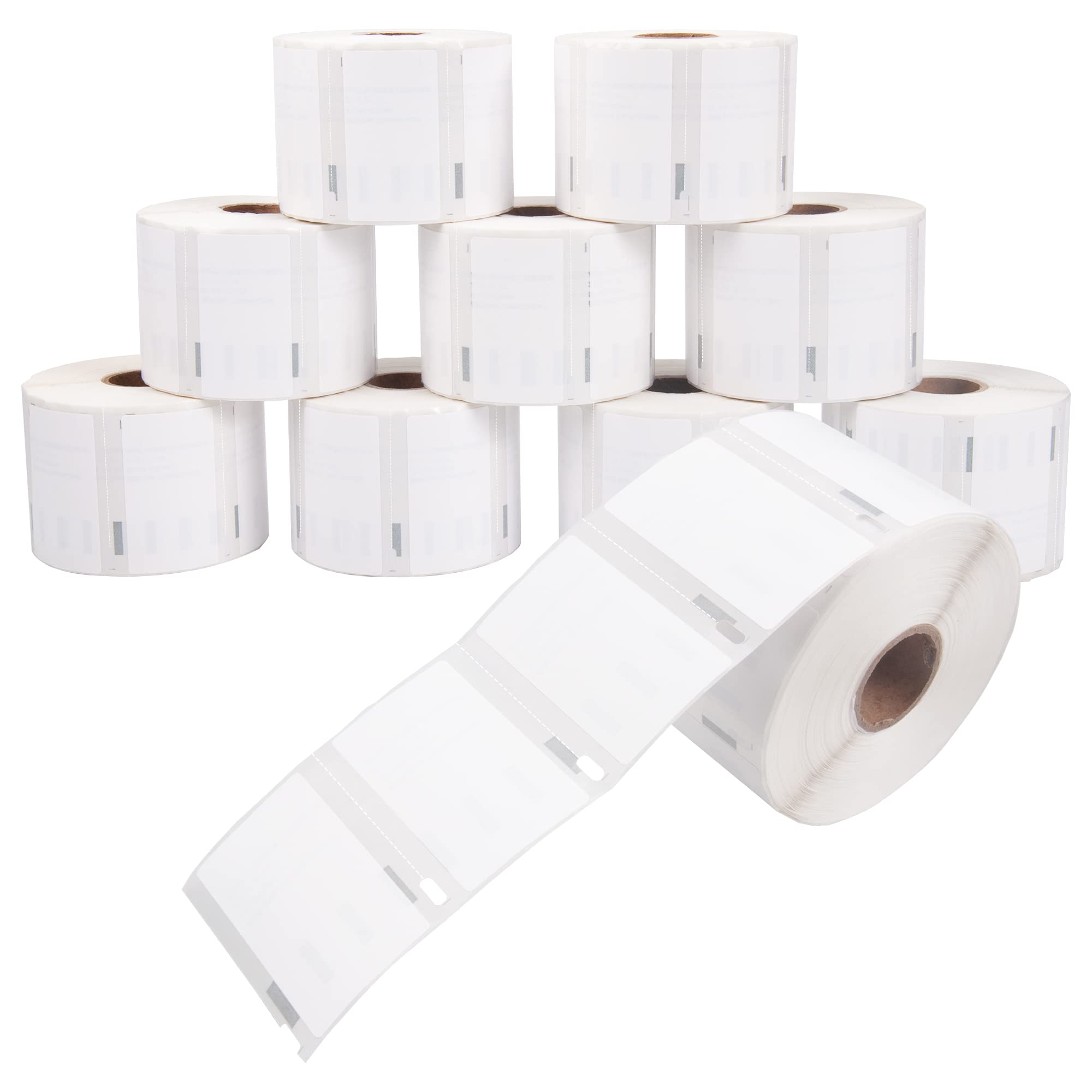 L LIKED 10 Rolls Thermal Labels 57x32mm – 10,000 Multi-Purpose Labels Compatible with DYMO 11354/30334 / S0722540 for LabelWriter 450/4XL | Self-Adhesive Direct Thermal | NOT Fit 550/5XL