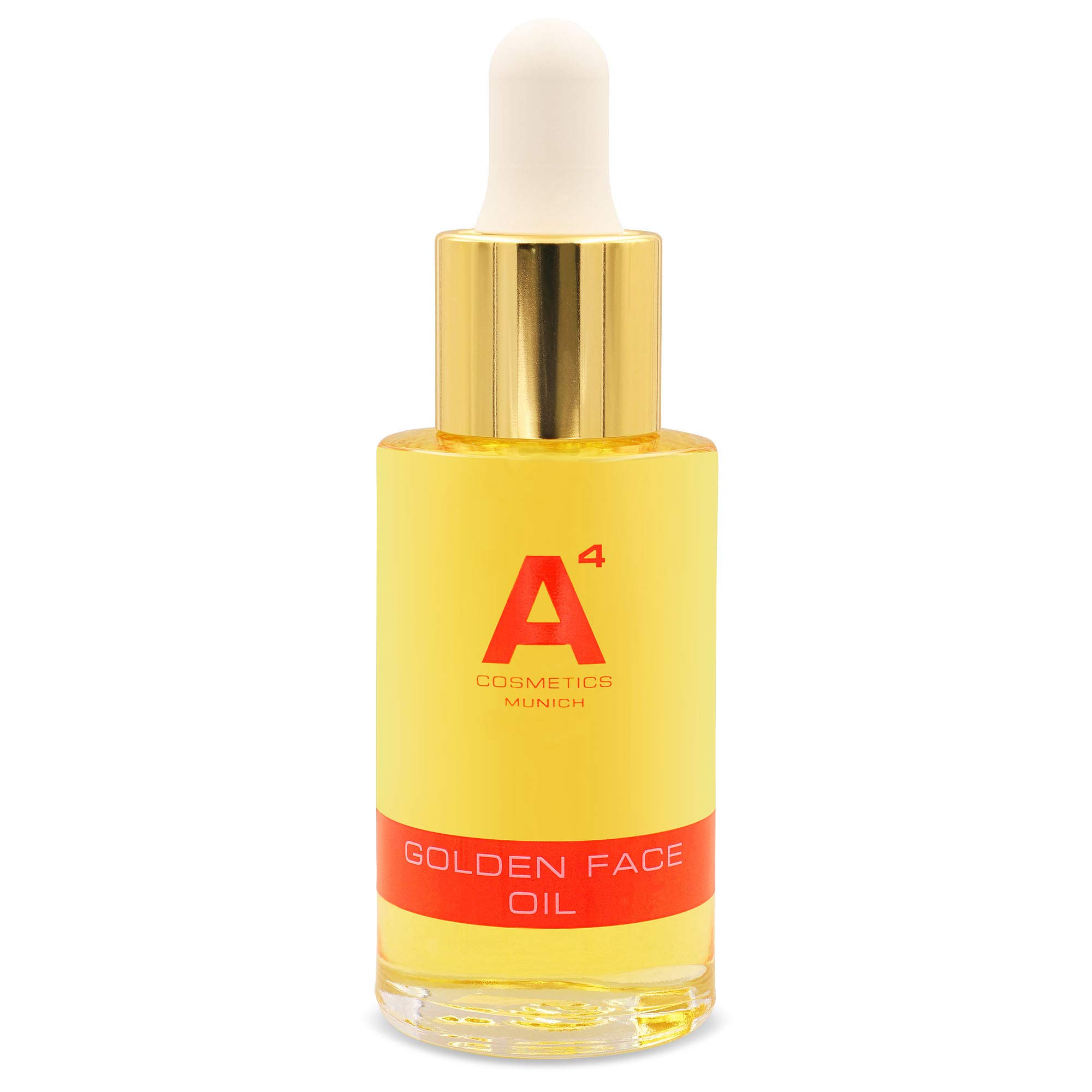 A4 Golden Face Oil | Face Oil | Skin Soothing Nourishing Oil| Face Care with Eco-Certified Argan Oil 30 ml
