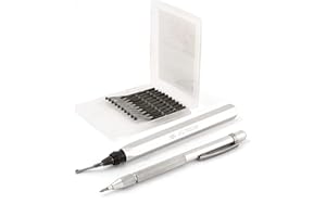 AFA TOOLING APPROVED FOR AUTOMOTIVE AFA Tooling - Deburring Tool with 11 High Speed Steel Swivel Blades and Tungsten Carbide Scribe - Works on Metal, Resin, PVC Pipes, Copper, Plastic and 3D Printed Edges - Plumbing & 3D Printing Tool