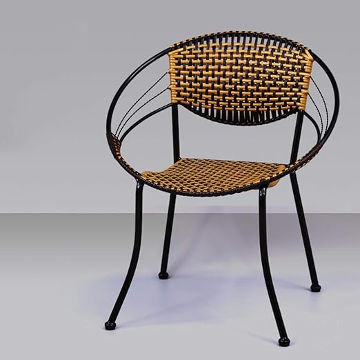 Lzpq Gartenmobel Geflochtene Pe Korbstuhle Stapelbare Moderne Bequeme Gartenstuhle Mit Ruckenlehnen Im Rasenpool Amazon De Kuche Haushalt