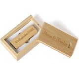 RXFSP Personalised Engraved Bamboo Wood USB Flash Drive 8GB - Wedding Gift view 6