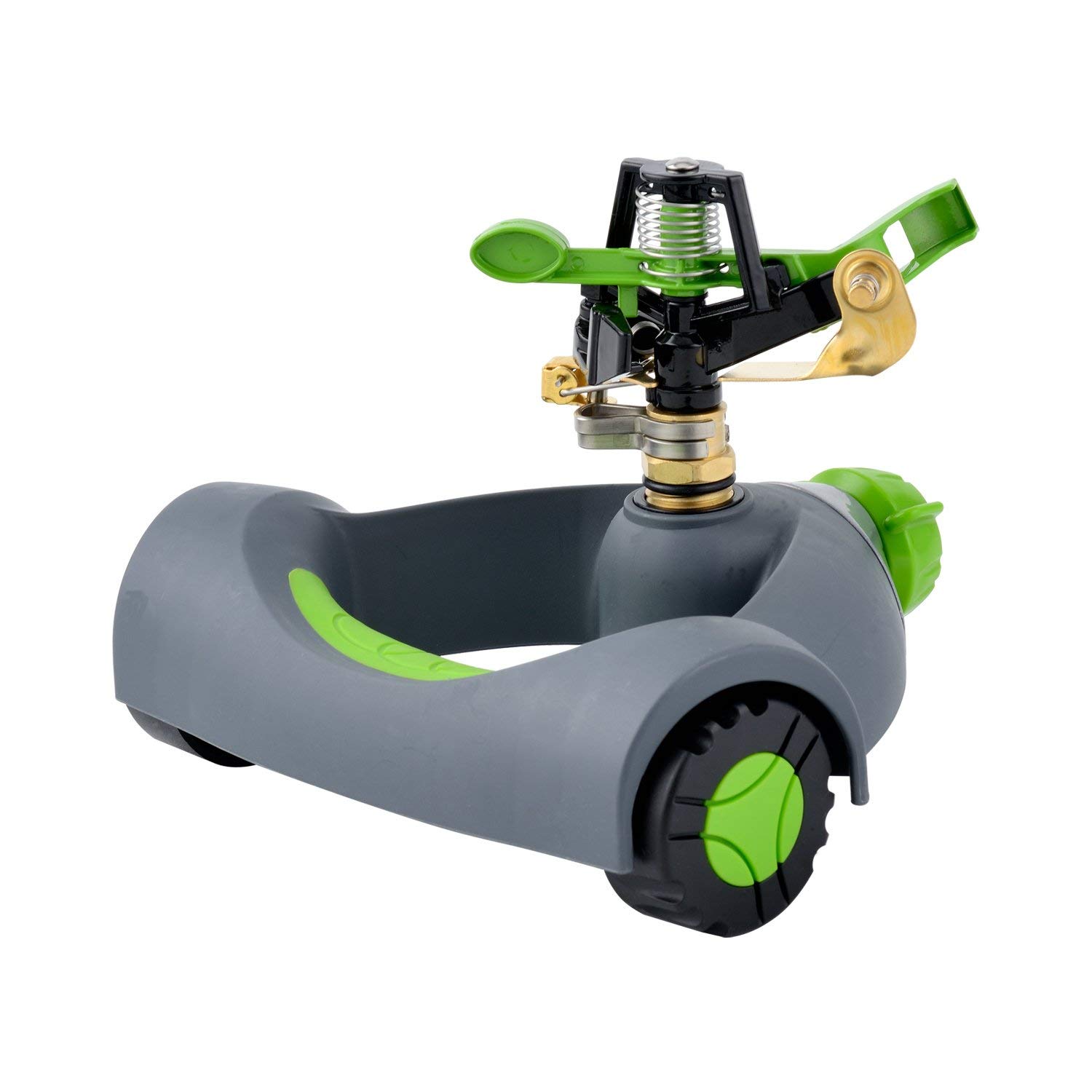 Adjustable 360 Rotating Portable Yard Sprinkler With Metal Head Wheeled Base Coverage Ft Water Up To 4 800 Sq Yestar Garden Lawn Impulse Sprinkler Industrial Scientific Underground Sprinkler Systems Environews Tv