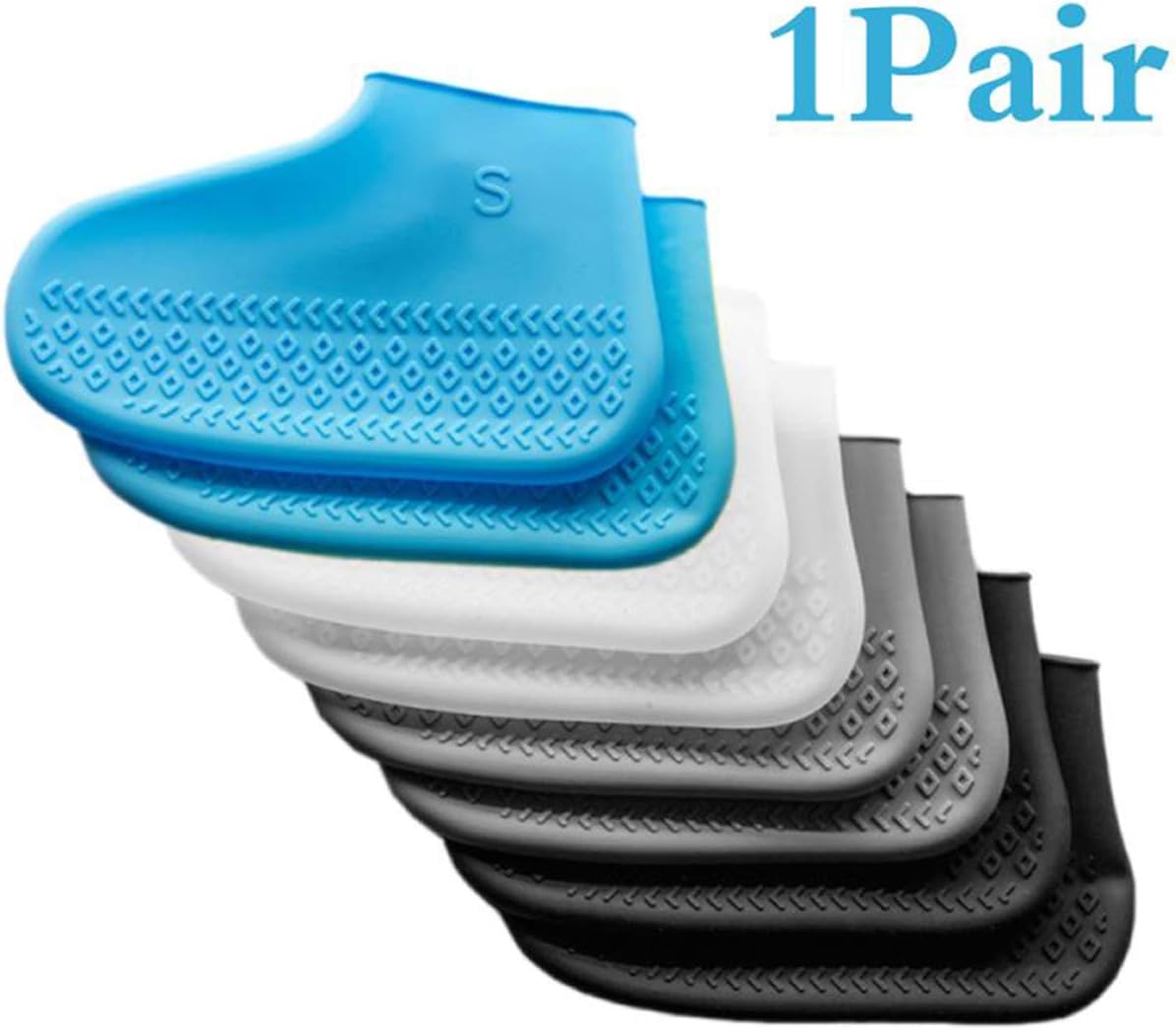 Shoe Covers，NoSlip Silicone Waterproof Rubber Shoe Protectors for Home