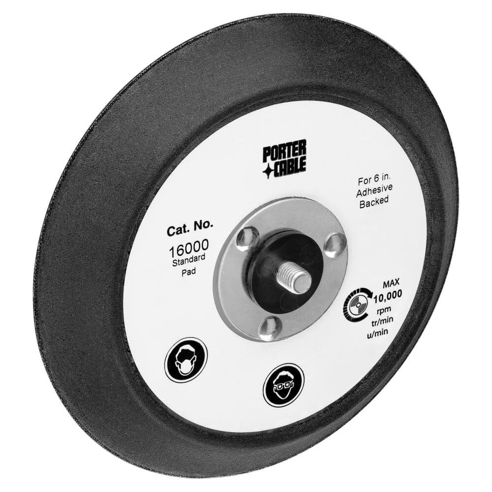 PORTER-CABLE 16000 6 in Standard Pad for 7336 and 97366 Random Orbit Sander