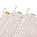 Atopsell Reusable Mesh Produce Bags BCI Cotton Premium Lightweight Washable Durable Bags Set of 12 with 3 Different Sizes for Storage Grocery Shopping 5 Small/4 Medium/3 Large