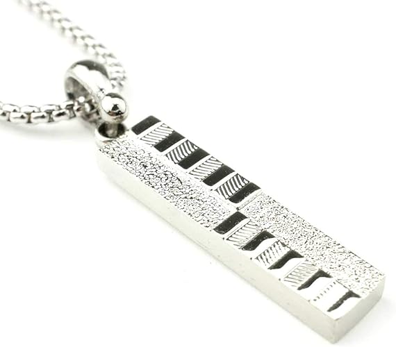 Amazon Over Rag オーバーラグ シンプルな大人のジュエリー ダミエ 市松模様 ネックレス メンズ レディース リバーシブルプレート ネックレス ユニセックス シンプルプレートネックレス シルバー ネックレス 通販