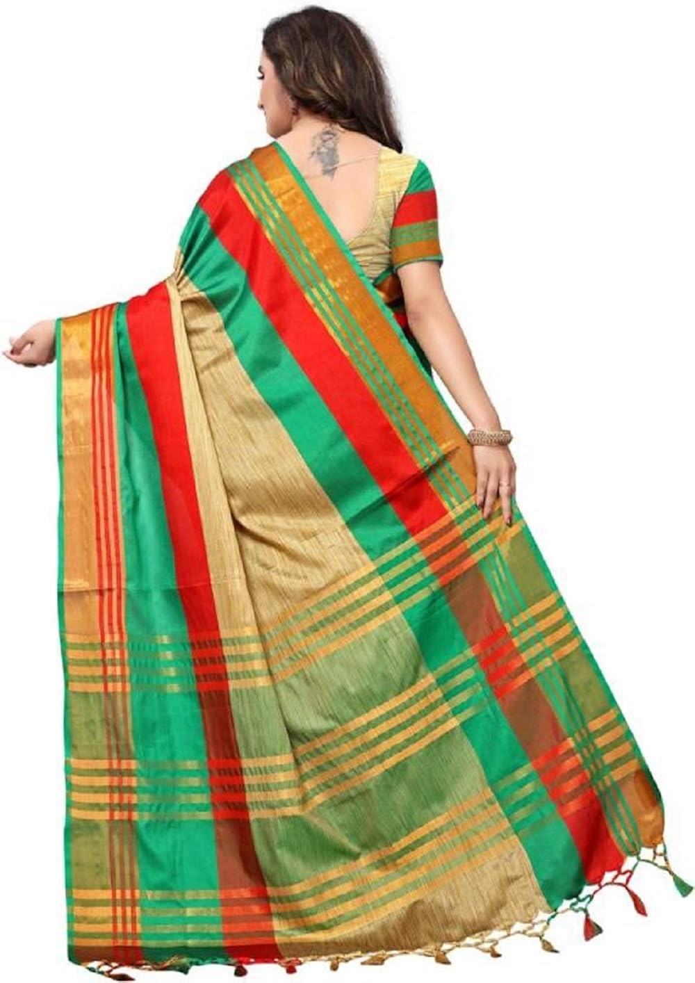 sretan women's cotton silk sarees for women latest design