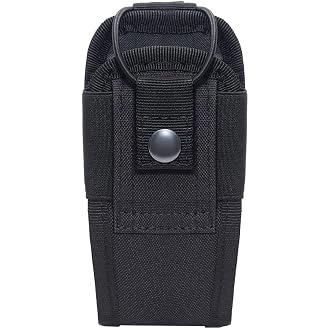 MiOYOOW Radio Pouch Holder, Waterproof Walkie Talkie Case Adjustable Tactical Radio Holster, Easy to Clean, for Belts Up to 4