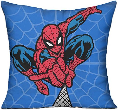 Susan H Spider-Man Hero Guard New York Homecoming Sofa Throw Pillows 1818 Contain Inner For Warm Cozy