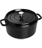 Amazon.com: STAUB 40509-487-0 Cocotte Round 20cm Black: Home & Kitchen