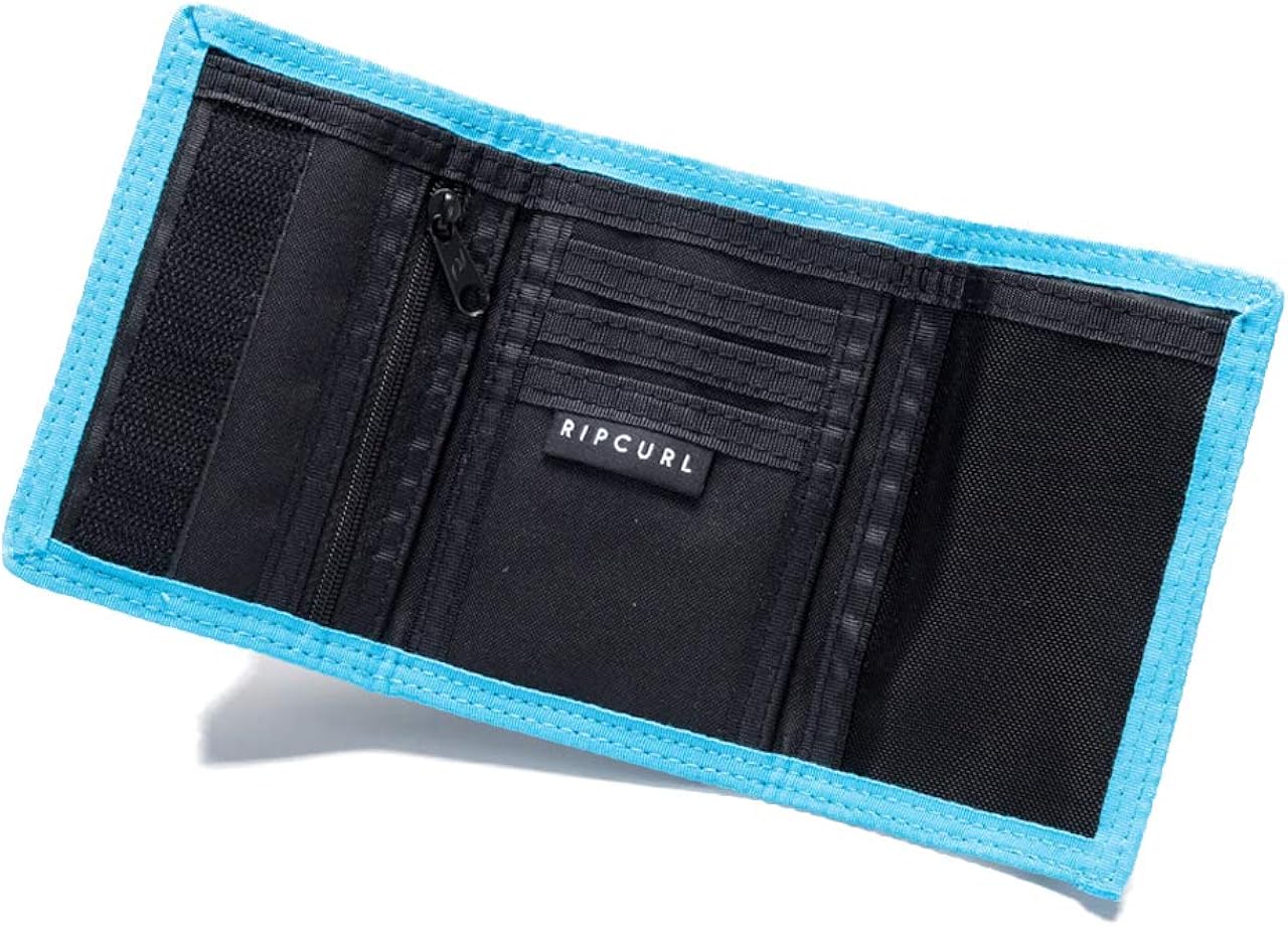 Rip Curl Trifold Wallet ~ Badge Surf black blue: Clothing