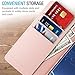Maxboost Note 8 Wallet Case [Folio Style] [Stand Feature] mWallet Series For Samsung Galaxy Note 8 (2017) [Rose Gold] Card Leather Flip Cover with Hand Strap [Card Slot/Side Pocket] Magnetic Closure