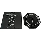 Tova Nights Solid Perfume Compact – Floral Woody Pocket Perfume Dab-On for Women – USA Made & Cruelty-Free – 2.4 g