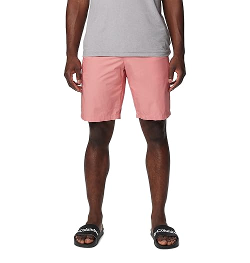 Columbia Men's Washed Out Short, Pink Agave, 42