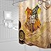 Harry Potter Shower Curtains Hogwarts Magic School Magic Logo Parchment Retro Glasses Bathroom Decor Waterproof Polyester Fabric Home Bath Accessories Shower Curtains Sets 69 x 70 Inch Includes Hooks