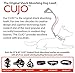EzyDog Cujo Shock Absorbing Bungee Dog Leash - Best Dog Rope Training Lead - Reflective Trim for Nighttime Safety - Padded Pull Handle for Superior Comfort and Control (25