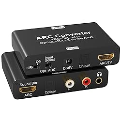 Tendak HDMI Audio Extractor, 192KHz ARC Audio