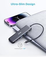 Anker USB C Hub 5-in-1 HDMI 4K USB C PD 85W, 2x USB A 3.0 5Gbps Data view 6