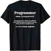 Definition Programmer Meaning - Computer Science &amp; Coding T-Shirt