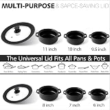 Anaeat Silicone Universal Lid for Pots Pan and Skillets 6-11 Inches view 4