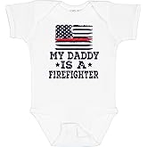 inktastic Fireman Daddy Is a Firefighter Baby Bodysuit