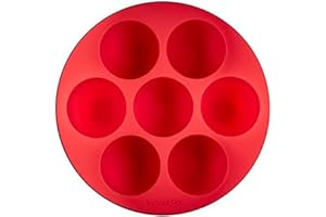 Instant Pot Official Silicone Egg Bites Pan with Lid - Compatible with 6 Qt., 8 Qt. Cookers - Ideal for Egg Bites, Muffins, B