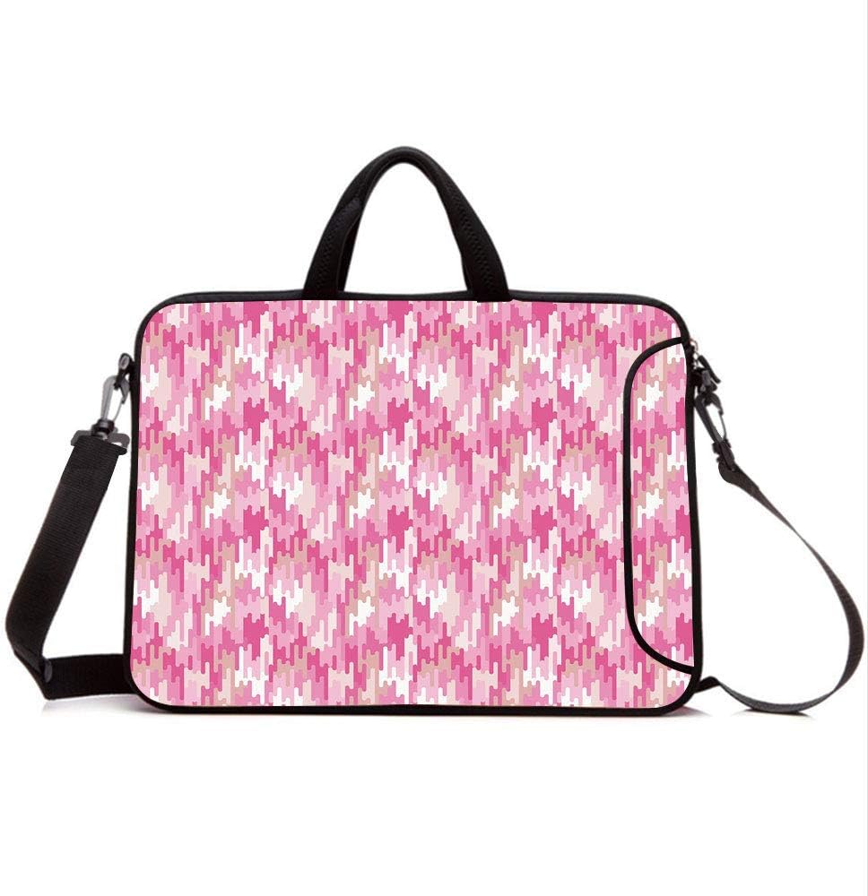 15" Neoprene Laptop Bag Sleeve with Handle,Adjustable