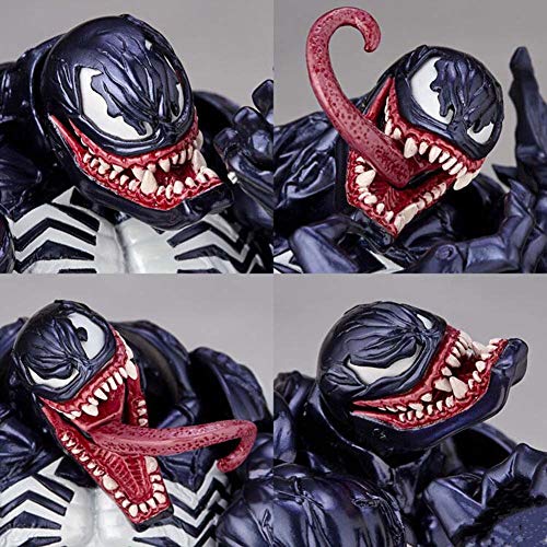 Purple GO2 Marvel Spider-Man Venom Edward Brock Revoltech PVC Action Figure Model Toys Gift