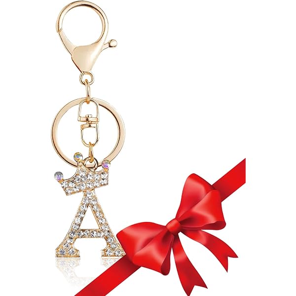 Tiiyee Rhinestone Crown Keychain - Shiny Crystal Keychain For Women, Exquisite Gift For Friends & Family
