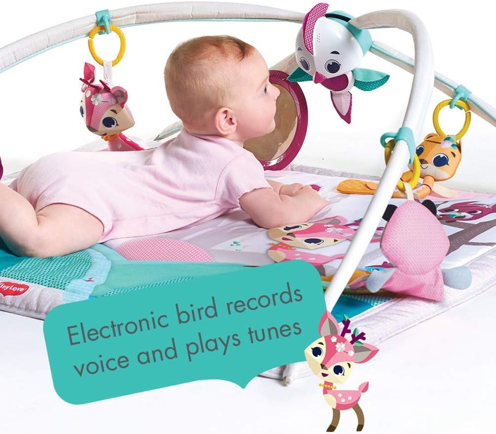 Tiny Love Gymini Deluxe, 2-in-1 Musical Baby Play Mat, 0+ Months, Versatile Baby Play Gym, 18 Activities - Image 4