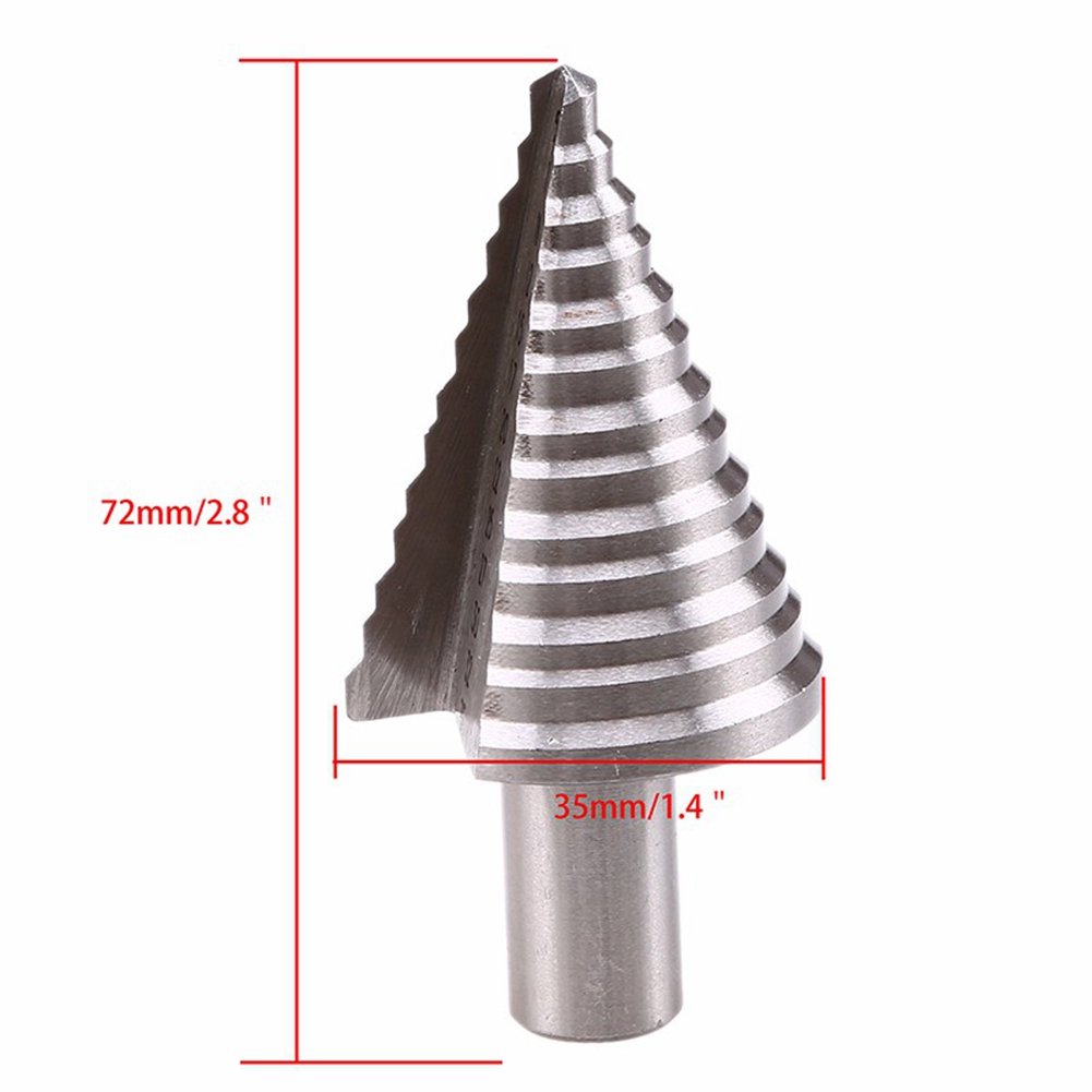 DOLUNTO Alesatore Manuale Regolabile In Acciaio HSS/legato, 3-6 Mm, Codolo Cilindrico, 5 Pezzi