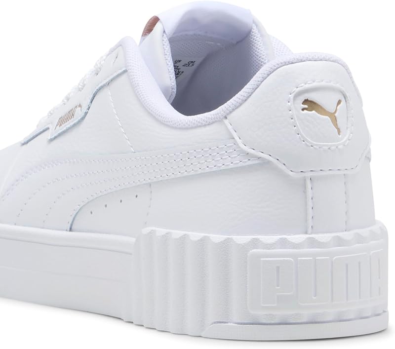 Damen Carina Adult Sneaker, Puma White Puma Gold, 41 EU — Foto 3 von 7