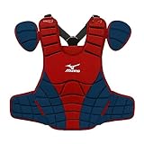 Mizuno Samurai G3 16-Inch Chest Protector (Red/Navy)