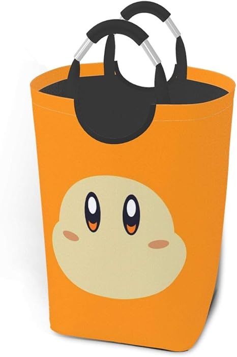 Amazon 洗濯かご 大容量 カービィ ワドルディ 洗濯かご ランドリーバスケット 50l ランドリー収納 ランドリーボックス 洗濯ボックス 雑貨収納 持ち手付き 折りたたみ アニメ キャラクター ランドリー収納 オンライン通販