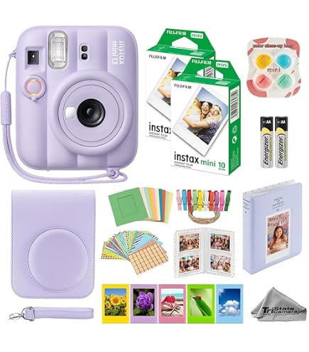 Amazon.com : FUJIFILM Instax Mini 12 Holiday Bundle 2025 - Pastel