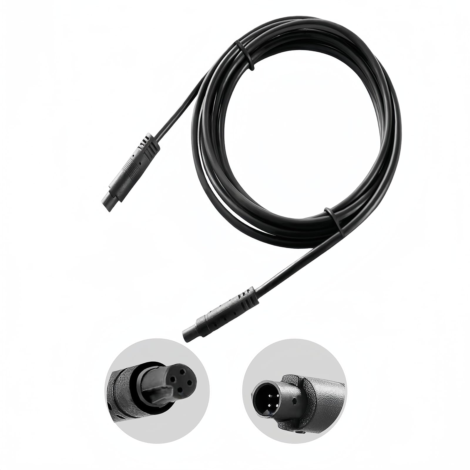 4 Pin Reverse Camera Extension Cable 10M for Portable Apple CarPlay Stereo Car Recorder - Dash Cam Backup Camera Cable Male to Female