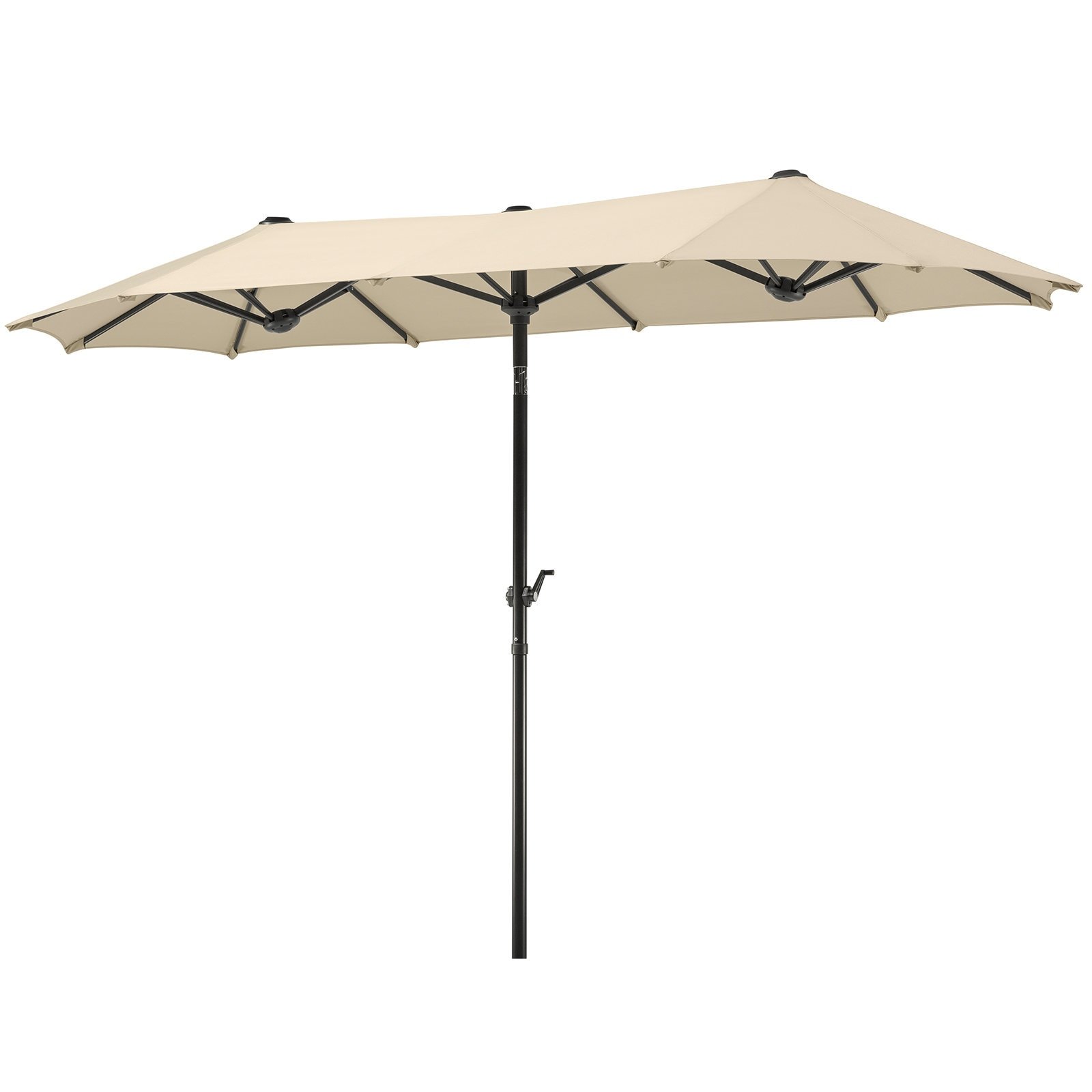 Schneider 746-02 Salerno Parasol Rectangular, Natural, 300 x 150 cm