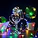 Lezuoey Battery Fairy Lights 33Fft 100leds 8 Modes Waterproof Battery Powered Led Starry String Lights with Remote Control Indoor and Outdoor Xmas Party Home Decoration (Multicolor)