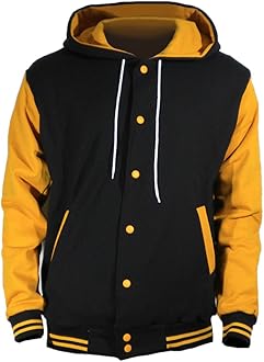yellow and black mens hoodie