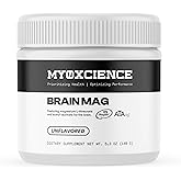 MYOXCIENCE Brain Mag | Magnesium L-Threonate Magtein & Magnesium Glycinate Powder (Unflavored) (60 Servings)