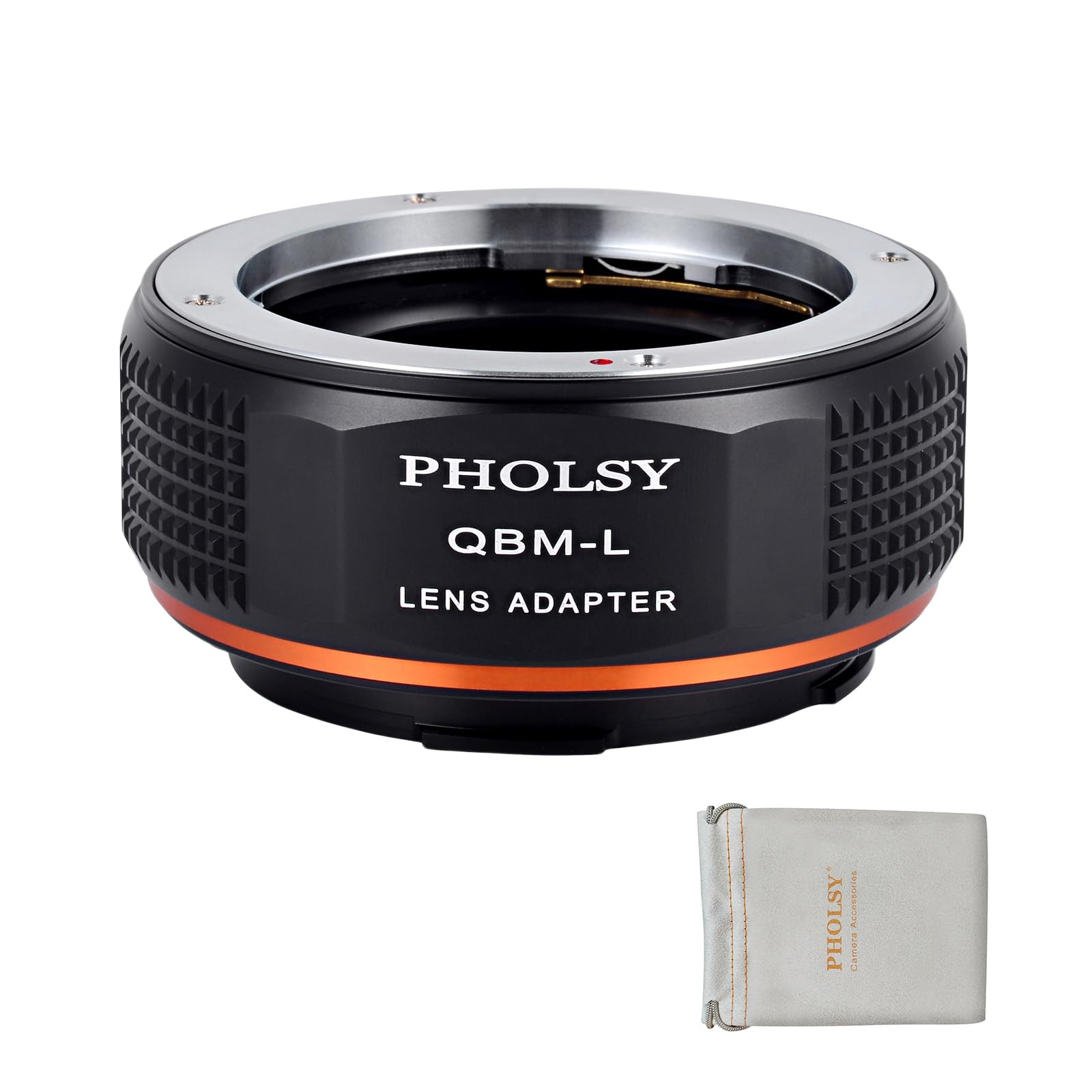 PHOLSY Lens Mount Adapter QBM to L Compatible with Rollei SL35 (QBM) Lens to Leica L Mount Camera Body Compatible with Leica SL2, SL2-S, CL, TL2, Lumix S5, S1, BS1H, SIGMA fp, fp L