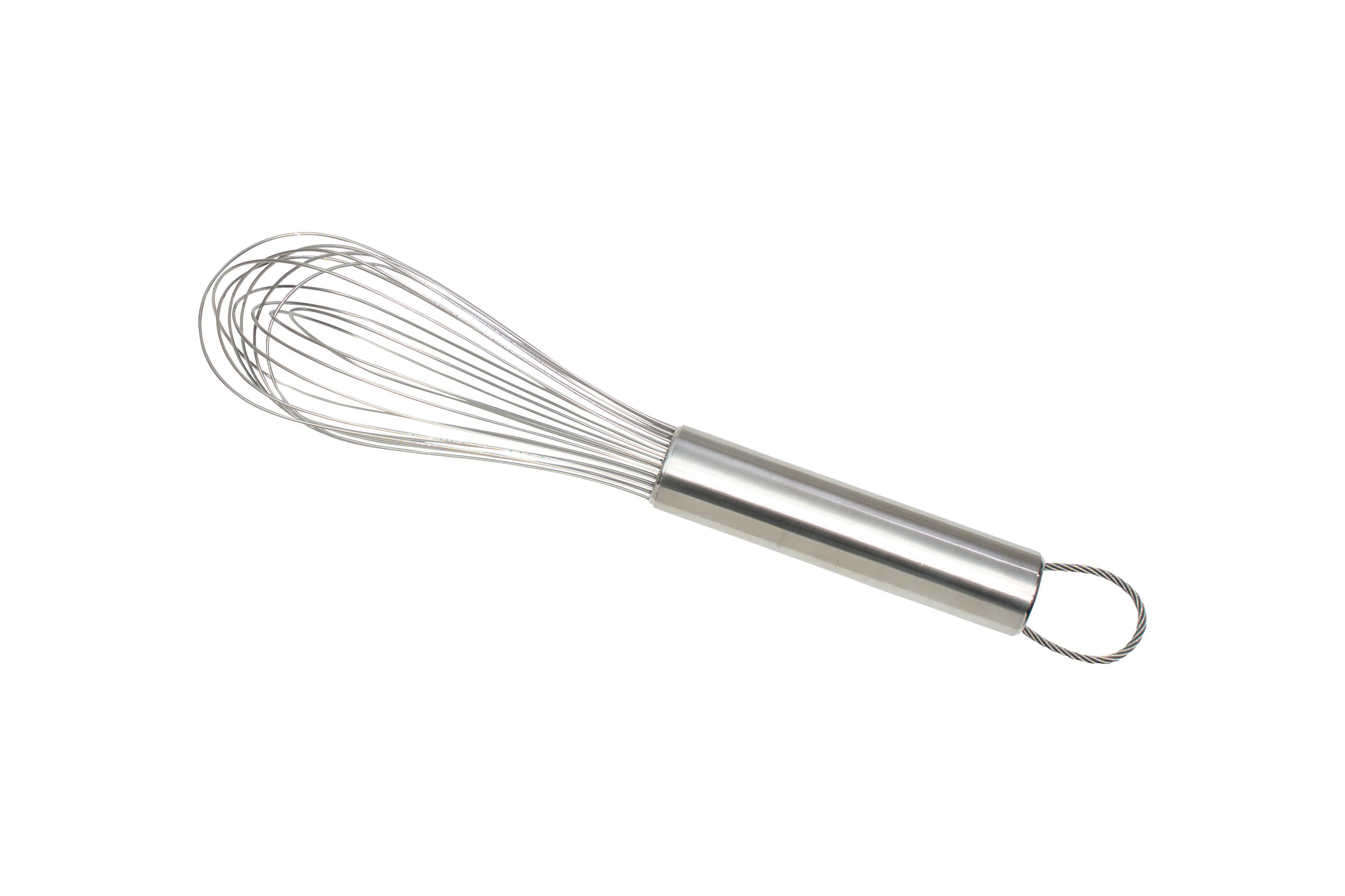 KitchenCraft Stainless Steel Hand Balloon Whisk, 3 cm (12”), Silver